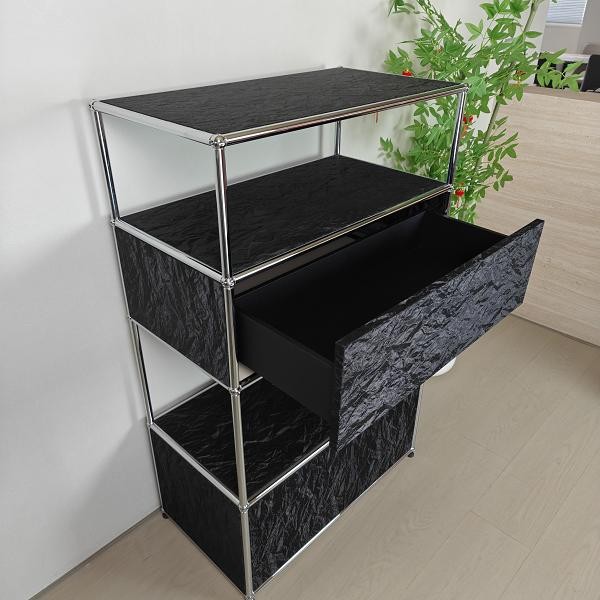 Large Black Jacquard Cabinet high quality