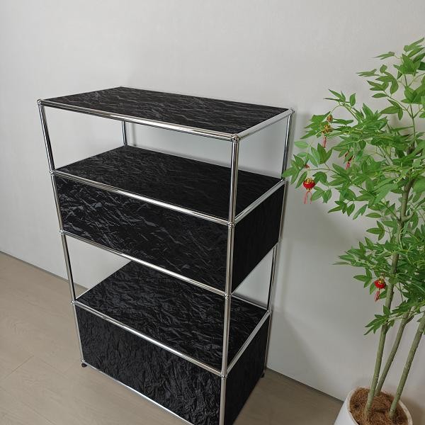 Large Black Jacquard Cabinet factory